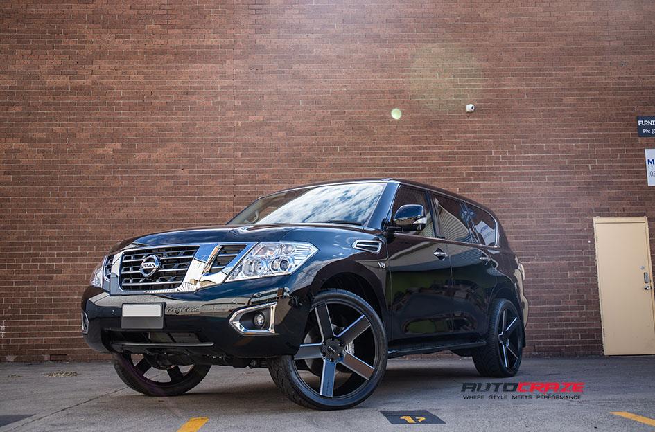 NISSAN PATROL MC 5 SATIN BLACK MILLED